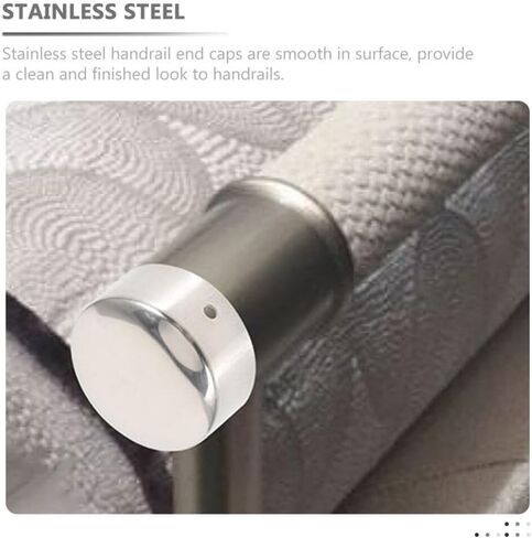 Uonlytech Stair Handrail Plugs Metal Hole Plugs Chair Leg Caps Handrail End Cap Metal for Stairs in Kuwait