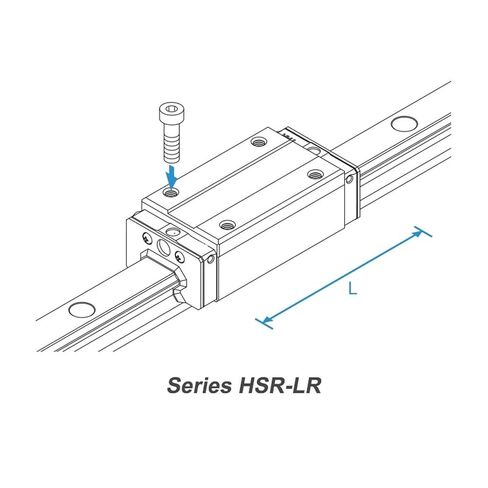 HSR35 HSR35LR HSR35LR1UU HSR35LR1SS GK Block GuideSlider Slider Linear Rail Slide 1Pcs in Kuwait