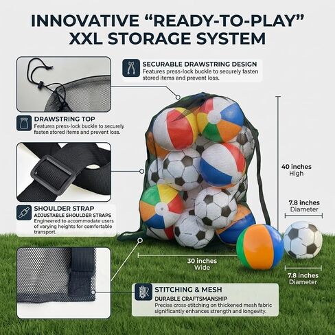 Granny Pants Yard Game Set - Outdoor Tossing Games for Adults | Oversized Stretchy Pants, Bouncy Balls, Air Pumps, XXL Sport Ball Storage Bag, Family Reunion, Party, Field Day in Kuwait