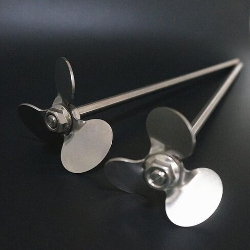 High Shear lab Impeller, 1set Dia 40mm to 120mm Stainless Steel stir Blade Paddle,Three - with Stirring Rod(5cm blade with rod) in Kuwait
