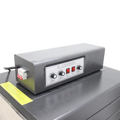 Heat Shrink Wrapping Machine Shrink Tunnel Thermal Shrinking Machine for PVC/POF Film 22lbs Capacity 17.7"X9.84" 220V in Kuwait