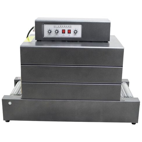 Heat Shrink Wrapping Machine Shrink Tunnel Thermal Shrinking Machine for PVC/POF Film 22lbs Capacity 15.7"x13.8" 220V in Kuwait