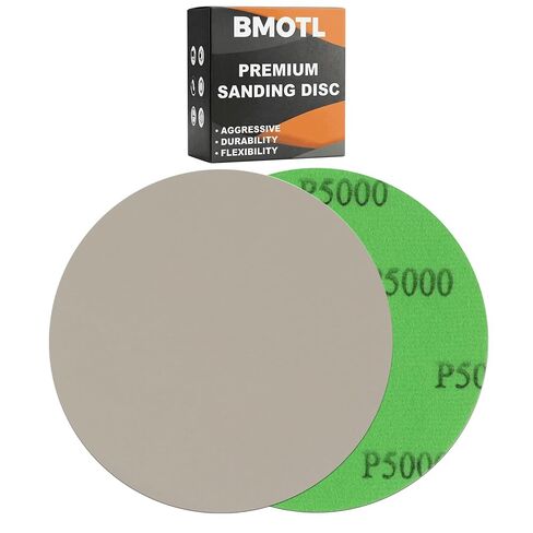 100Pcs 6 Inch Sanding Dics Hook & Loop: 320/400/600/800/1000 Grit, Wet Dry Silicon Carbide Sandpaper for DA/Orbital Sander Pad, Automotive Primer Sanding/Woodworking Polishing/Plastic Smoothing in Kuwait