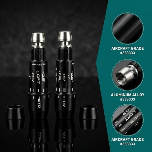 Golf Adapter Driver Shaft for Srixon ZX5 ZX7 Z565 Z765 Z785 | .335 Tip Size with 36 Degree Converter & Golf Adapter Screws (RH | 2pcs) in Kuwait