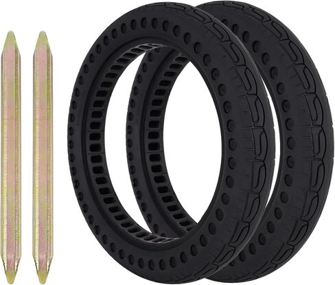 إطار صلب مقاس 14 × 2.125 - إطار دراجة كهربائية مقاس 14 × 2.125 بدون أنبوب للدراجة الإلكترونية والسكوتر الإلكتروني والدراجة الكهربائية القابلة للطي - استبدال العجلات الخلفية/الأمامية - بدون هواء - مقاومة للثقب - عبوتان in Kuwait