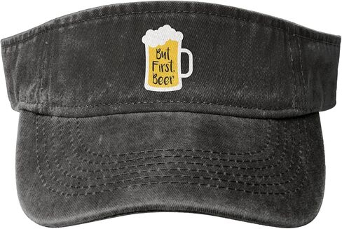 Sun Visor,Bunco Babe Sunset Dice,Washed Empty Top Denim Baseball Cap Golf Tennis in Kuwait