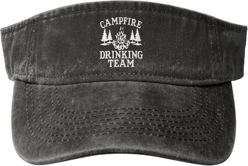 Sun Visor,Bunco Babe Sunset Dice,Washed Empty Top Denim Baseball Cap Golf Tennis in Kuwait