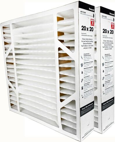 Replacement for Honeywell FC200E1011 (2-Pack) - 20" x 20" x 4" Pleated Air Filter, MERV 13 in Kuwait