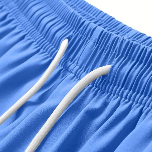 Womens Running Quick Dry High Waist 2 in 1 Shorts | Drawstring Elastic Waistband, Stretch Comfort, Quick Dry, Lightweight and Breathable, for Casual Athletic Gym Yoga Workout in Saudi Arabia
