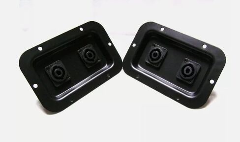 LASE (2) Two Jack Plates with Dual SpeakON NL4 for PA Speakers/Cabinets in Saudi Arabia