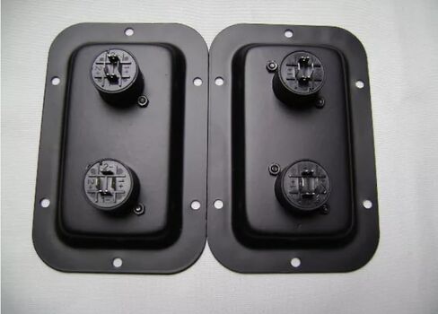 LASE (2) Two Jack Plates with Dual SpeakON NL4 for PA Speakers/Cabinets in Saudi Arabia