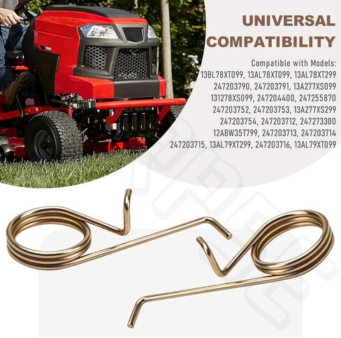 732-05151A Blade Idler Spring Left متوافق مع جرار العشب MTD Troy-Bilt Craftsman، نموذج القبضة XT1 XT2 LX42 LT46 LT42 FAB CC600 CC C 600 (عبوتان) in Kuwait