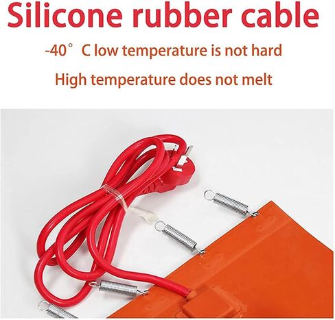Electric Drum Heater Pad with Temperature Control, 970×120mm Silicone Heating Wrap for 55 Gallon Barrel, Durable Heating Band for Metal Drums, Efficient Heat Solution in Kuwait