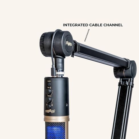 Headliner Sierra Broadcast Microphone Boom Arm, Black in Saudi Arabia