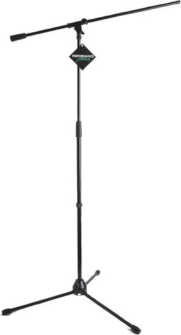 Microphone Boom Arm Stand Combo, Black, Performance Plus (MSB1) | Portable, Folding Tripod, Microphone Stand and Boom Arm in Saudi Arabia