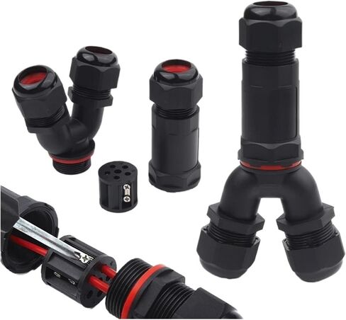 Y-type 5-pin connector 6-16mm 3-way quick screw terminal block in Kuwait