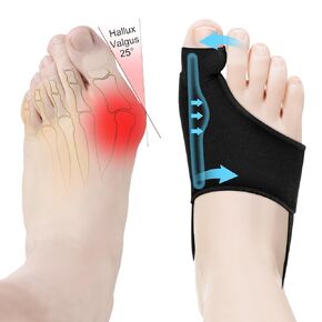 2PCS Bunion Corrector for Women & Men Big Toe Straightener-Bunions Correction Women & Men-Bunion Splint-Bunion Pads for Bunion Relief-Hallux Valgus Pain Relief ,Comfortable & Breathable for Day/Night in Saudi Arabia