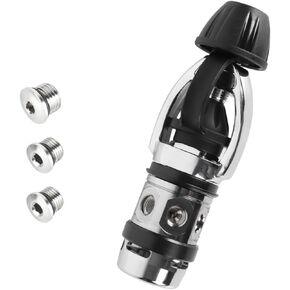 Milageto Scuba First Stage Regulator Metal Construction First Stage Piston Regulator High Performance Dive Pressure Reducer for Divers in Saudi Arabia