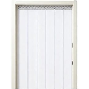 هذا المستودع الشفاف، ستائر PVC ناعمة منزلقة، استبدال شرائط الباب، تركيب غطاء باب المرآب المقاوم للرياح، طقم شفاف PVC (1.8 مم، 1.5 م × 2.1 م) in Kuwait