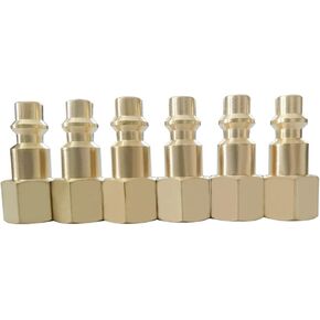1Pcs U20PF NPT 1/4 Inch Brass Air Compressor Pneumatic Tool Quick Connector in Saudi Arabia
