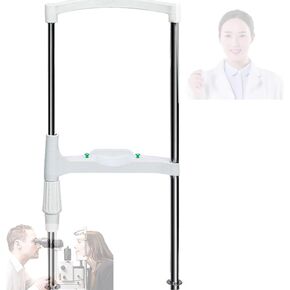 Forehead Support Accessories, H Type Forehead Bracket, 26-36cm Height Adjustable, Curved Shape Tray, Optical Instrument Chin Rest, for Optical Shops, Optometry Shops, Eye Hos in Kuwait