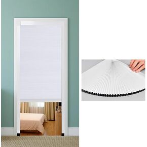 Accordion Folding Door Room Divider - Cellular Fabric Sliding Privacy Screen, Adjustable 26-70 Inch Doorways, Ideal for Home & Office, 68x80in (172.7x203cm) in Kuwait