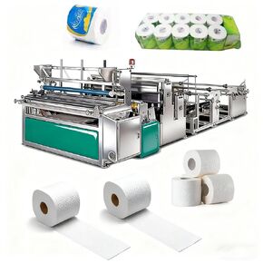 High-Speed Automatic Toilet Tissue Rewinding Machine – Roll Forming & Precision Cutting Line in Kuwait
