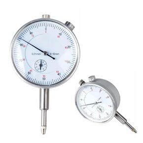 Dial Indicator, 1pc Dial Gauge Indicator 0-10mm Measurement Instrument 0.01mm Accuracy Metal for Precision Tool Woodworking Measurement Tools in Kuwait