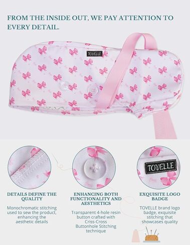 Scrub Caps Women Ponytail – Pink Bow Double-Sided Printed Surgical Hat with Buttons and Sweatband, Soft Nurse Cap for Long Hair, Helps Reduce Static Buildup in Kuwait