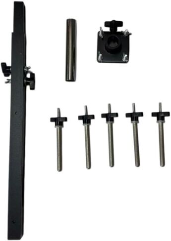 Five Slot Instrument Stand Adjustable Percussion Mounting Rack Metal Frame Musical Equipment for Drummers, Stage , 5-Group Stand in Kuwait