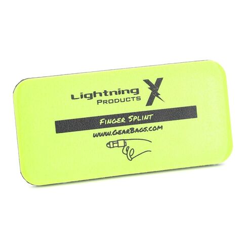 طقم جبيرة طبية ألمنيوم مبطنة من Lightning X - جبيرة ملفوفة مقاس 36 بوصة + 3 جبائر أصابع - أصفر فلوريسنت in Kuwait