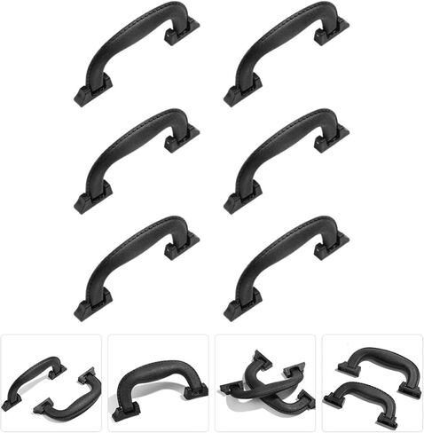 Luggage Replacement Handles Portable 6pcs Black Plastic and Easy Attachment and Detachment for Suitcases and Bags for Travel and DIY Luggage Repairs for Travel and DIY Luggage in Kuwait