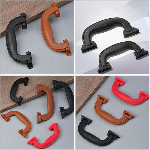 Luggage Replacement Handles Portable 6pcs Black Plastic and Easy Attachment and Detachment for Suitcases and Bags for Travel and DIY Luggage Repairs for Travel and DIY Luggage in Kuwait