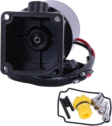 RAREELECTRICAL Tilt Trim Motor With Reservoir Compatible With Mercury Mariner Force 30-125 Hp 809885A1 809885A2 819479A1 12V Reversible Hollow Hex Shaft Outboard in Kuwait