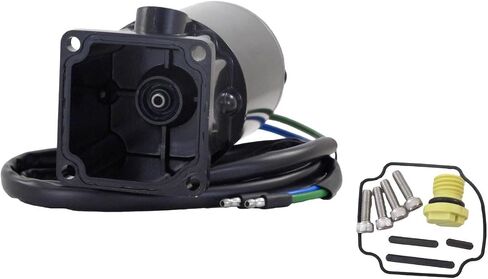 RAREELECTRICAL Tilt Trim Motor With Reservoir Compatible With Mercury Mariner Force 30-125 Hp 809885A1 809885A2 819479A1 12V Reversible Hollow Hex Shaft Outboard in Kuwait