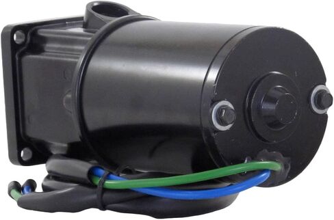 RAREELECTRICAL Tilt Trim Motor With Reservoir Compatible With Mercury Mariner Force 30-125 Hp 809885A1 809885A2 819479A1 12V Reversible Hollow Hex Shaft Outboard in Kuwait