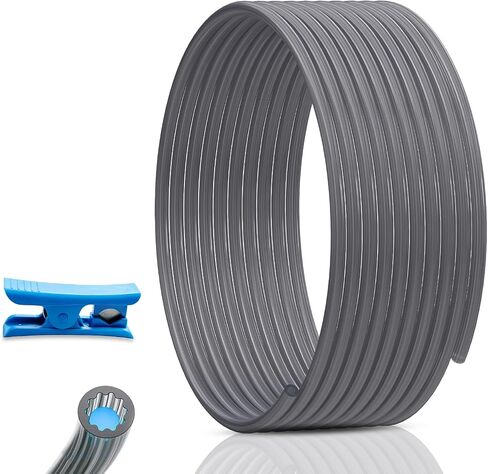 5M PTFE Tube for 1.75mm Filament, Star-Shaped Inner Channel Teflon Tubing Low Resistance, Compatible with Bambu Lab A1/P1/X1C, Creality Ender 3/CR-10/K1, Anycubic Mega 3D Printers in Kuwait