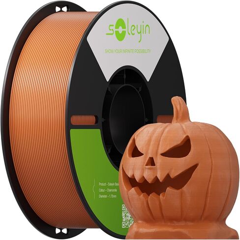 خيوط SOLEYIN PETG 1.75 مم، خيوط طابعة ثلاثية الأبعاد عالية القوة، دقة الأبعاد ± 0.02 مم، بكرة 1 كجم (2.2 رطل)، أبيض in Kuwait
