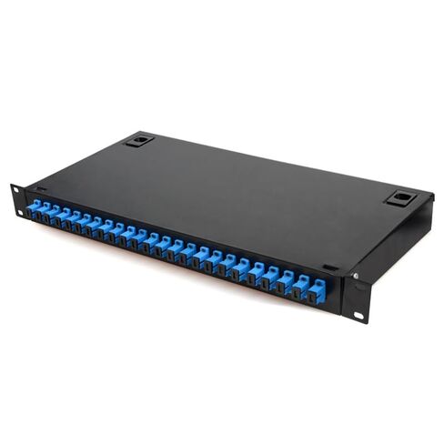 24 Port Fiber Patch Panel SC FC LC Pigtail ODF 1U Optical Fiber Terminal Box Optical Fiber Distribution Frame(24 CORE SC A SM) in Saudi Arabia