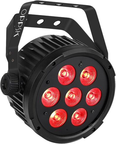 LED Stage Par Light: 70W RGBWA 5IN1 LED Par Can Sound Activated Multi Modes by Remote & DMX Control for DJ Event Wedding Church Party Club Christmas Halloween in Kuwait