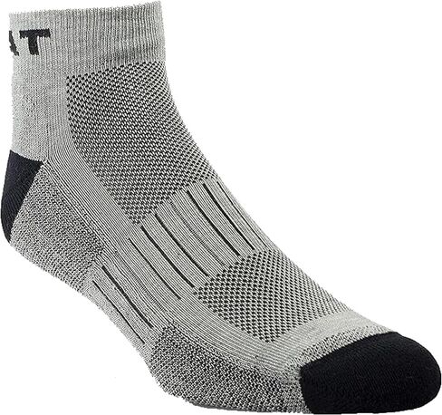 ARIAT AriatTEK High-performance Quarter Crew Socks, 3 Pairs Gray LARGE in Saudi Arabia