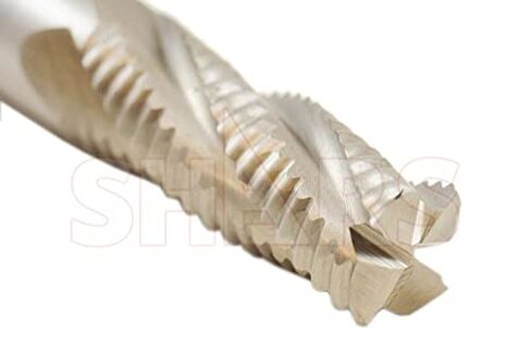Shars 4 Flute Coarse Tooth M42 Cobalt Roughing Center Cutting End Mill Set 4 pcs 1/2" to 1" 404-9043 P in Kuwait