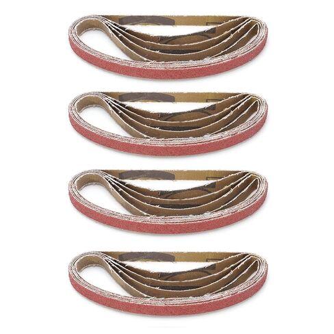 Kadimendium Sandpaper Belt Abrasive Strip Replacement Tool for Sander and Durable for Metal Grinding 80180# for Home Improvement 20pcs (80#) in Kuwait