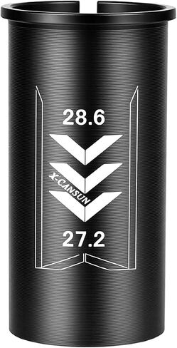 CYSKY دراجة SeatPost محول الرقائق، 25.4/27.2/28.6/30.4/30.8/31.6/33.9/34.9 مم، طول 60 مم محول أنبوب مقعد الدراجة، مقعد تقليل الأكمام الرقائق للدراجات الجبلية، دراجة الطريق، MTB، BMX in Kuwait