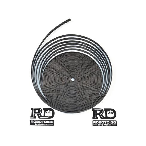 RobotDigg 2GT/GT2 Timing Belt Pitch 2mm Width 9mm Open Ended Synchronous Belt Pack of 10 Meters in Kuwait