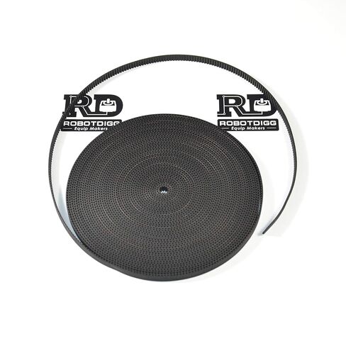 RobotDigg 2GT/GT2 Timing Belt Pitch 2mm Width 9mm Open Ended Synchronous Belt Pack of 10 Meters in Kuwait