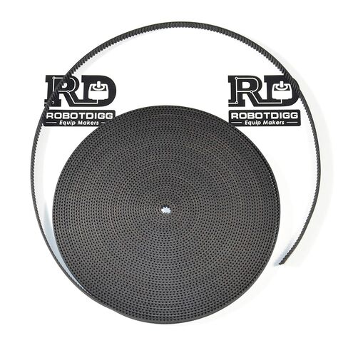 RobotDigg 2GT/GT2 Timing Belt Pitch 2mm Width 9mm Open Ended Synchronous Belt Pack of 10 Meters in Kuwait