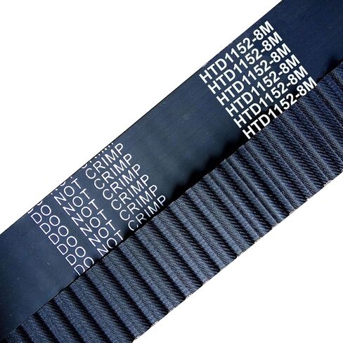 Black Strap 1152-8M Timing Belt Length 1152mm Width 15mm 20mm Pitch 8mm Teeth 144 Rubber HTD8M Timing Pulley Belts Conveyor Belts (Size : Width 30mm) in Kuwait