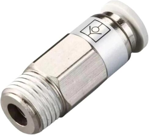 SPC VPC M5 1/8 1/4 3/8 1/2 بوصة صمام فحص هوائي ملولب أنابيب هواء موصل سريع بزر واحد 1 قطعة (VPC10-03) in Kuwait