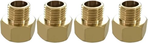 1/8 1/4 3/8 1/2 Inch Male To Female Thread Brass Reducing Bush Reducer Fitting 1Pcs(1-4 TO 1-4) in Kuwait
